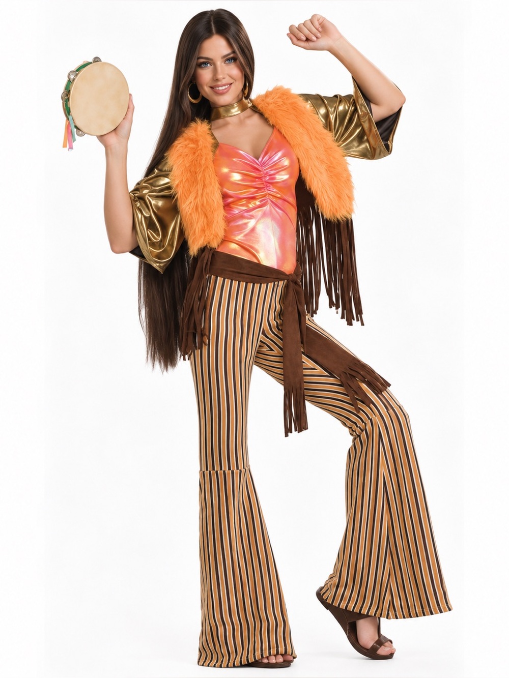 New Forum Novelties 60's Babe Halloween Costume New In Package